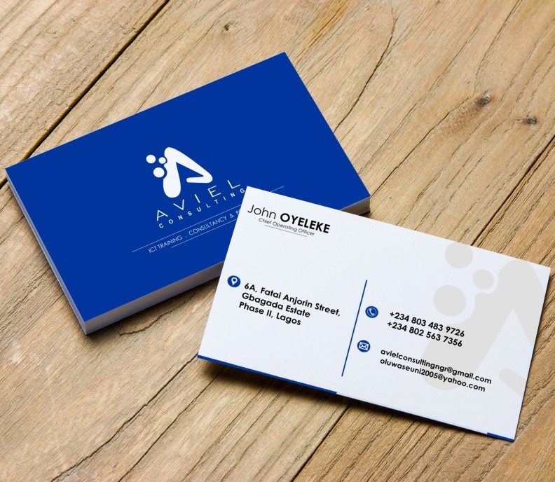 BUSINESS CARD (two sides) Two Sided Business Cards