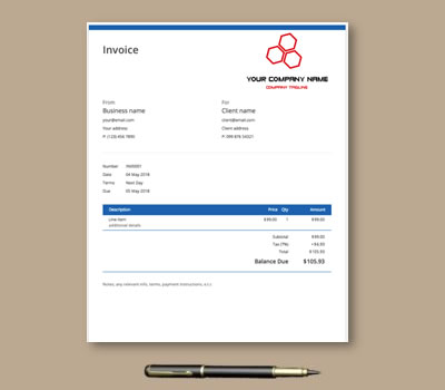 e-invoice e-invoice design